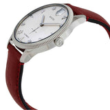 Buy Shop Gucci G Timeless Automatic Silver Dial Red Leather Strap Watch For Men - YA126346 USA Online