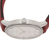 Buy Shop Gucci G Timeless Automatic Silver Dial Red Leather Strap Watch For Men - YA126346 USA Online