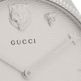 Buy Shop Gucci G Timeless Automatic Silver Dial Red Leather Strap Watch For Men - YA126346 USA Online