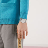 Buy Shop Gucci G Timeless Automatic Silver Dial Silver Steel Strap Watch for Men - YA126354 USA Online