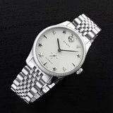 Buy Shop Gucci G Timeless Automatic Silver Dial Silver Steel Strap Watch for Men - YA126354 USA Online