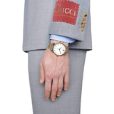 Buy Shop Gucci G Timeless Automatic White Dial Two Tone Steel Strap Watch for Men - YA126356 USA Online