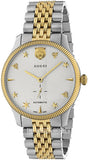 Buy Shop Gucci G Timeless Automatic White Dial Two Tone Steel Strap Watch for Men - YA126356 USA Online