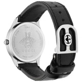 Buy Shop Gucci G Timeless Black Dial Black Leather Strap Watch for Women - YA1265055 USA Online