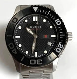 Buy Shop Gucci G Timeless Black Dial Silver Steel Strap Watch For Men - YA126249 USA Online