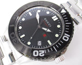 Buy Shop Gucci G Timeless Black Dial Silver Steel Strap Watch For Men - YA126249 USA Online