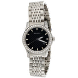 Buy Shop Gucci G Timeless Black Mother of Pearl Diamonds 38mm Watch For Women - YA126509 USA Online