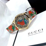 Buy Shop Gucci G Timeless Brown Dial Brown Leather Strap Watch For Women - YA1264133 USA Online