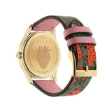 Buy Shop Gucci G Timeless Brown Dial Brown Leather Strap Watch For Women - YA1264133 USA Online