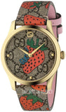 Buy Shop Gucci G Timeless Brown Dial Brown Leather Strap Watch For Women - YA1264133 USA Online