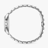 Gucci G Timeless Brown Dial Silver Steel Strap Watch For Women - YA126526