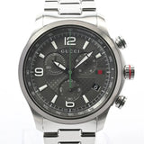 Buy Shop Gucci G Timeless Chronograph Grey Dial Silver Steel Strap Watch For Men - YA126238 USA Online