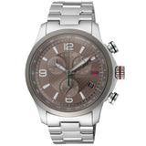 Buy Shop Gucci G Timeless Chronograph Grey Dial Silver Steel Strap Watch For Men - YA126238 USA Online