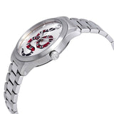 Buy Shop Gucci G Timeless Silver Dial Silver Steel Strap Watch For Women - YA1264076 USA Online
