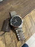 Buy Shop Gucci G Timeless Diamonds Black Dial Silver Steel Strap Watch For Men - YA126405 USA Online