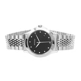 Buy Shop Gucci G Timeless Diamonds Black Dial Silver Steel Strap Watch For Men - YA126405 USA Online