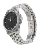Buy Shop Gucci G Timeless Diamonds Black Dial Silver Steel Strap Watch For Men - YA126405 USA Online