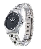 Buy Shop Gucci G Timeless Diamonds Black Dial Silver Steel Strap Watch For Men - YA126405 USA Online