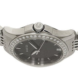 Buy Shop Gucci G Timeless Diamonds Mother of Pearl Black Dial Silver Mesh Bracelet Watch For Women - YA126507 USA Online