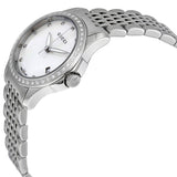 Buy Shop Gucci G Timeless Diamonds Mother of Pearl Dial Silver Mesh Bracelet Watch For Women - YA126508 USA Online