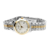 Buy Shop Gucci G Timeless Diamonds Mother of Pearl Dial Two Tone Mesh Bracelet Watch for Women - YA126513 USA Online