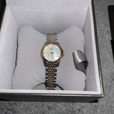 Buy Shop Gucci G Timeless Diamonds Mother of Pearl Dial Two Tone Mesh Bracelet Watch For Women - YA126514 USA Online