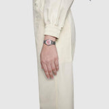 Buy Shop Gucci G Timeless Diamonds Pink Mother of Pearl Dial Silver Steel Strap Watch for Women - YA1265025 USA Online