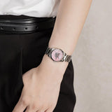Buy Shop Gucci G Timeless Diamonds Pink Mother of Pearl Dial Silver Steel Strap Watch for Women - YA1265025 USA Online