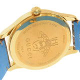 Buy Shop Gucci G Timeless Disney Donald Duck Brown Dial Brown Leather Strap Watch For Women - YA1264167 USA Online