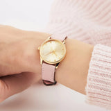 Buy Shop Gucci G Timeless Gold Dial Pink Leather Strap Watch for Women - YA1265041 USA Online