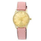 Buy Shop Gucci G Timeless Gold Dial Pink Leather Strap Watch for Women - YA1265041 USA Online