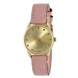 Buy Shop Gucci G Timeless Gold Dial Pink Leather Strap Watch for Women - YA1265041 USA Online
