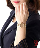 Buy Shop Gucci G Timeless Quartz Rose Gold Dial Rose Gold Steel Strap Watch For Women - YA126567 USA Online