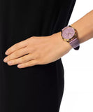 Buy Shop Gucci G Timeless Quartz Lilac Dial Lilac Leather Strap Watch For Women - YA1264098 USA Online