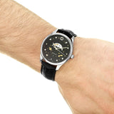 Buy Shop Gucci G-Timeless Moonphase Black Dial Black Leather Strap Watch For Men - YA126327 USA Online