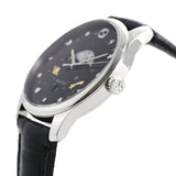 Buy Shop Gucci G-Timeless Moonphase Black Dial Black Leather Strap Watch For Men - YA126327 USA Online