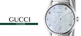 Buy Shop Gucci G-Timeless Mother of Pearl Dial Silver Mesh Bracelet Watch For Women - YA1264040 USA Online
