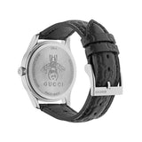 Buy Shop Gucci G Timeless Quartz Black Dial Black Leather Strap Watch For Men - YA1264031 USA Online