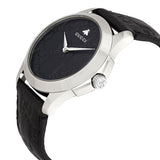 Buy Shop Gucci G Timeless Quartz Black Dial Black Leather Strap Watch For Men - YA1264031 USA Online
