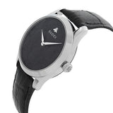 Buy Shop Gucci G Timeless Quartz Black Dial Black Leather Strap Watch For Men - YA1264031 USA Online