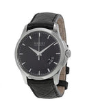 Buy Shop Gucci G Timeless Quartz Black Dial Black Leather Strap Watch for Men - YA126413 USA Online