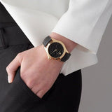 Buy Shop Gucci G Timeless Quartz Black Dial Black Leather Strap Watch For Women - YA1264034A USA Online
