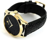 Buy Shop Gucci G Timeless Quartz Black Dial Black Leather Strap Watch For Women - YA1264034A USA Online