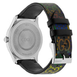 Buy Shop Gucci G Timeless Quartz Black Dial Black Leather Strap Watch For Women - YA1264146 USA Online