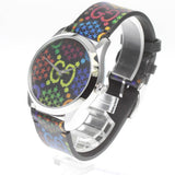Buy Shop Gucci G Timeless Quartz Black Dial Black Leather Strap Watch For Women - YA1264146 USA Online