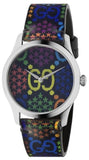 Buy Shop Gucci G Timeless Quartz Black Dial Black Leather Strap Watch For Women - YA1264146 USA Online
