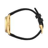 Buy Shop Gucci G Timeless Quartz Black Dial Black Leather Strap Watch For Women - YA126581A USA Online