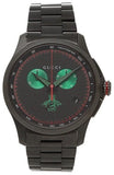 Buy Shop Gucci G Timeless Quartz Black Dial Black Steel Strap Watch for Men - YA126270 USA Online