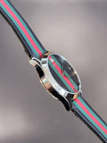 Buy Shop Gucci G Timeless Quartz Black Dial Multicolored Black Leather Strap Watch For Men - YA1264079 USA Online