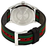 Buy Shop Gucci G Timeless Quartz Black Dial Multicolored Black Leather Strap Watch For Men - YA1264079 USA Online